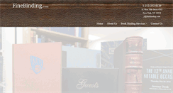 Desktop Screenshot of finebinding.com